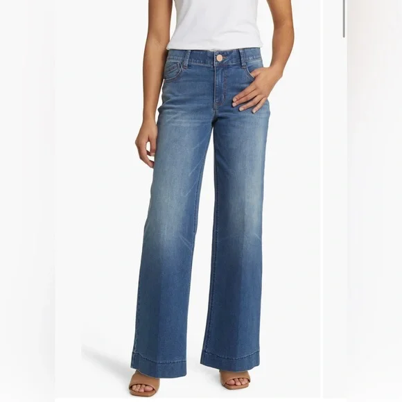 Wit & Wisdom Blue Flare Jeans - Picture 1 of 4